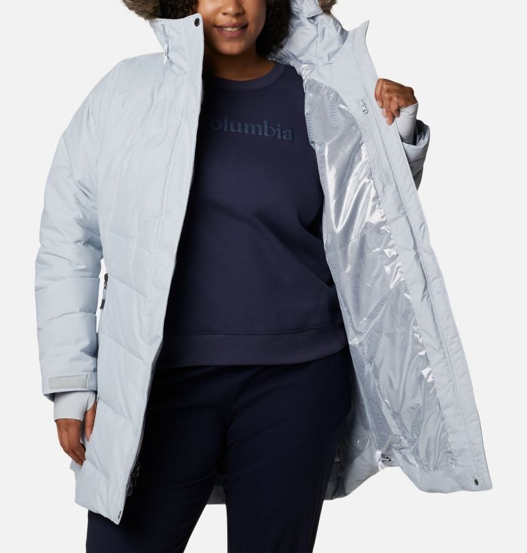 Women's Columbia Lay D Down II Mid Jackets Light Grey | Plus Size CA-HL48A
